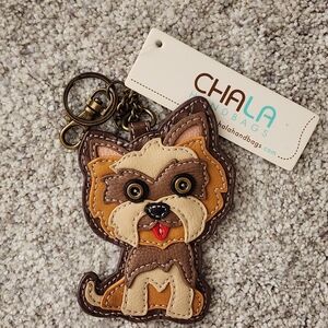 Chala Dog Lover Yorkie Keychain and Coin Purse